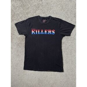 Vintage Womens Tshirt Y2K 2007 Killers Europe Tour Big Logo Band Tee, Size S